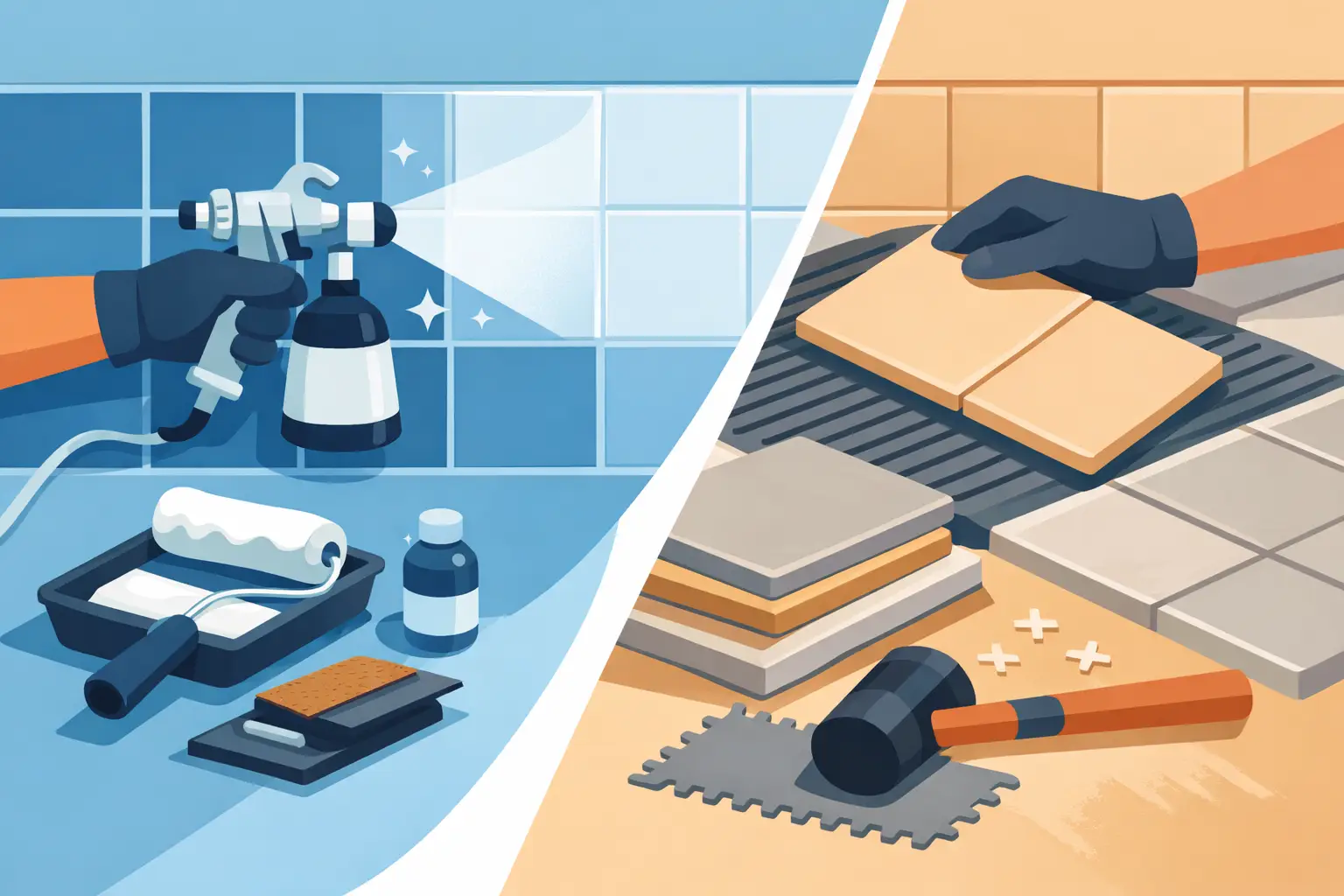 Tile Refinishing vs Retiling: Which Costs Less?