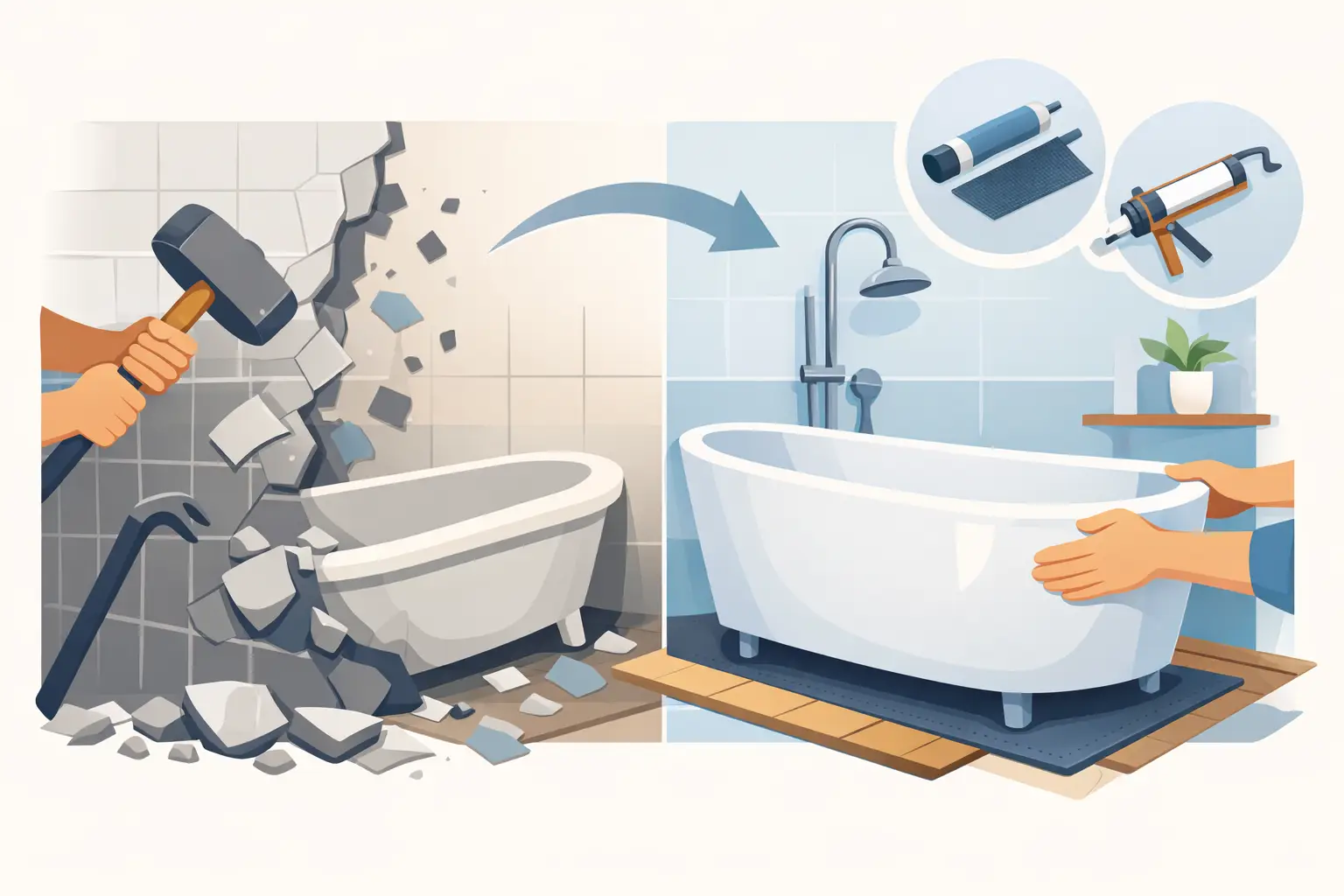 Can You Replace a Bathtub Without Demolition?
