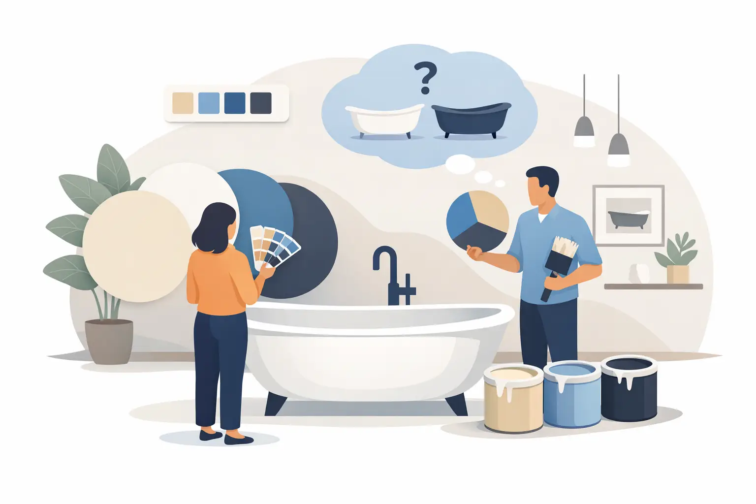 How to Choose Bathtub Coating Color for Your Bath