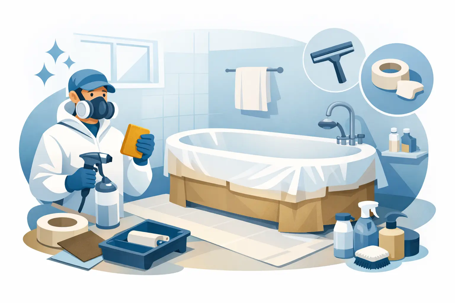 Bathtub Refinishing Preparation Made Simple