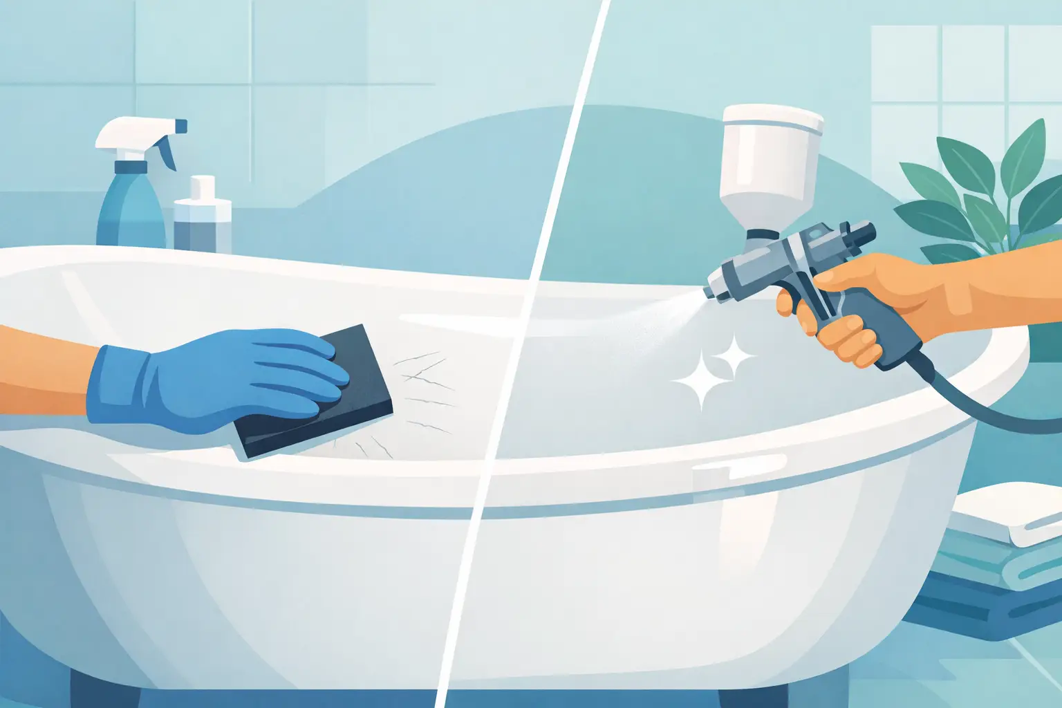 Does Refinishing Remove Scratches From a Tub?