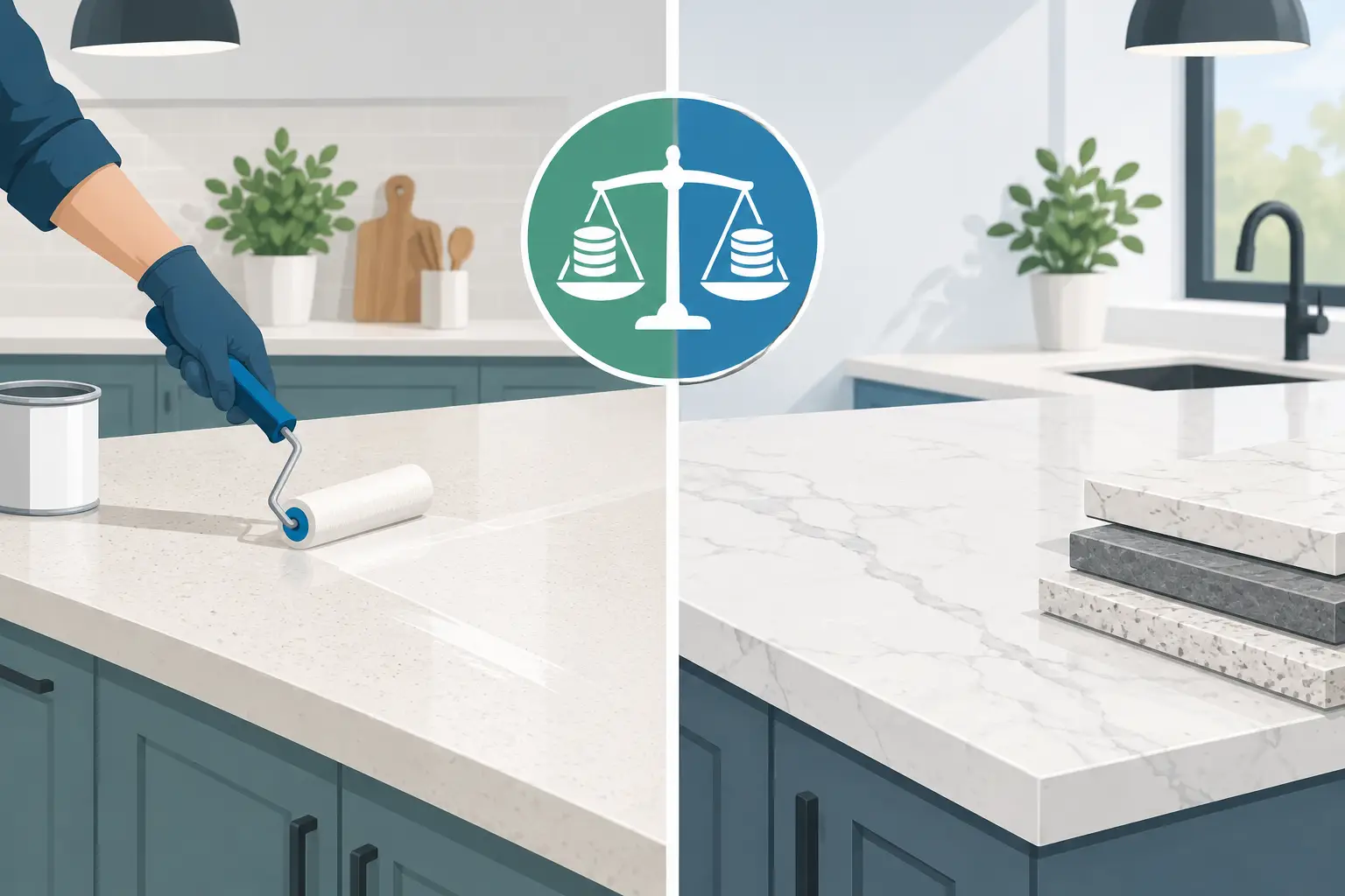 Countertop Refinishing Versus Replacement Costs