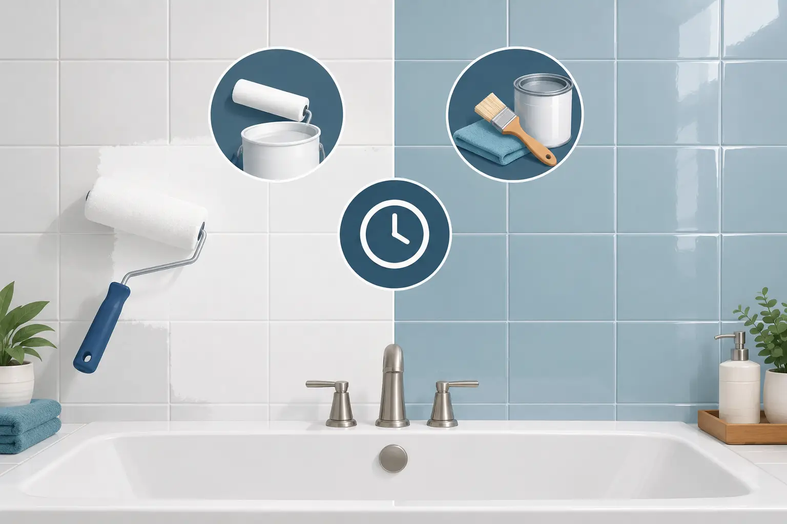 Tile Paint Versus Refinishing: Which Lasts Longer?